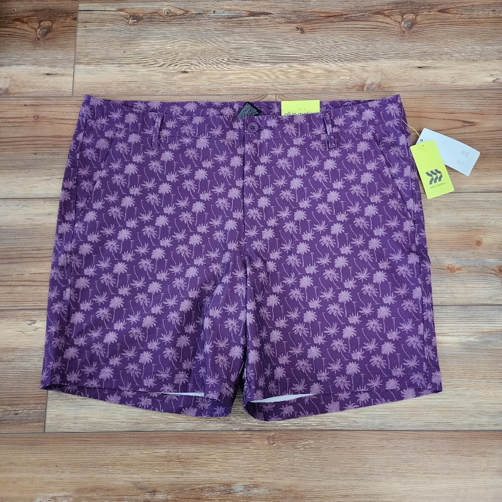All in Motion Hybrid Swim Shorts Mens XL Purple NEW